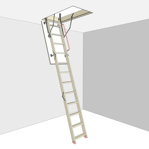 Чердачная лестница DSC 70х120х280 см 1