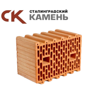 Керамический крупноформатный, поризованный, блок ТЕРМОБЛОК “Сталинград 38”, 9,3 НФ, М-100