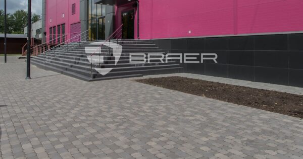 Тротуарная плитка Braer Классико Серый 4