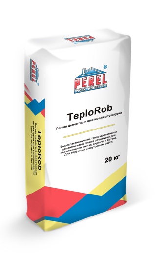 Перлитовая цементно-известковая штукатурка Perel TeploRob 0518 1
