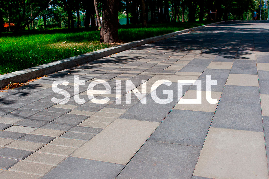 Тротуарная плитка Steingot "Плато", мультиформат, Черный 1