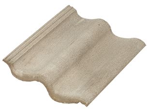 Цементно-песчаная черепица Baltic Tile Серый неокрашенный 1