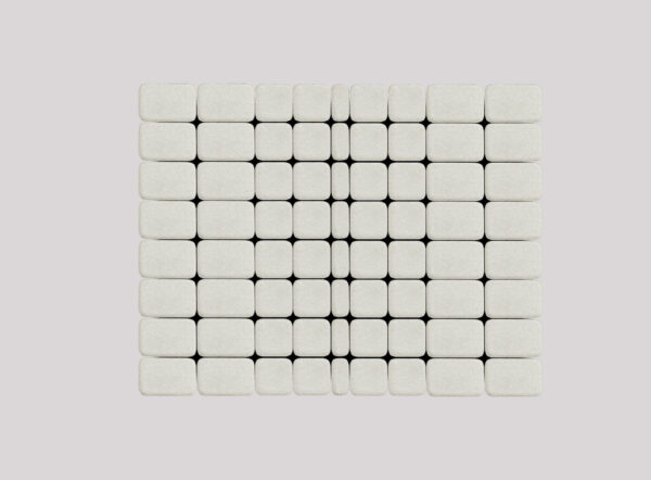 Тротуарная плитка Классико, Белый, h=60 мм 2