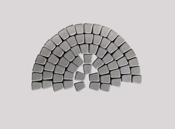 Тротуарная плитка Классико круговая, Серый, h=60 мм 1