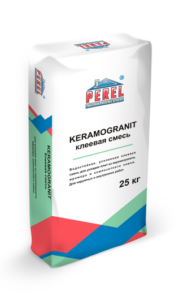 Водостойкая усиленная клеевая смесь Perel Keramogranit 0322