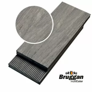 Террасная композитная доска Bruggan Multicolor Gray