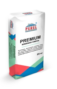 Водостойкая усиленная, беспылевая клеевая смесь Perel Premium 0314